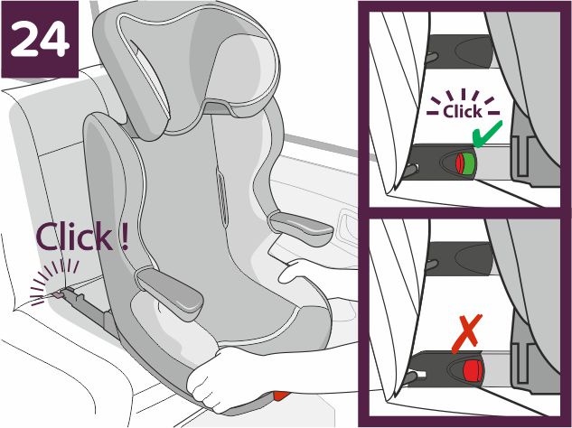 Инструкция к Nania i-Max Isofix Установка и размещение в нем ребенка