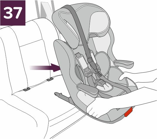 Инструкция к Nania i-Max Isofix Снятие детского кресла