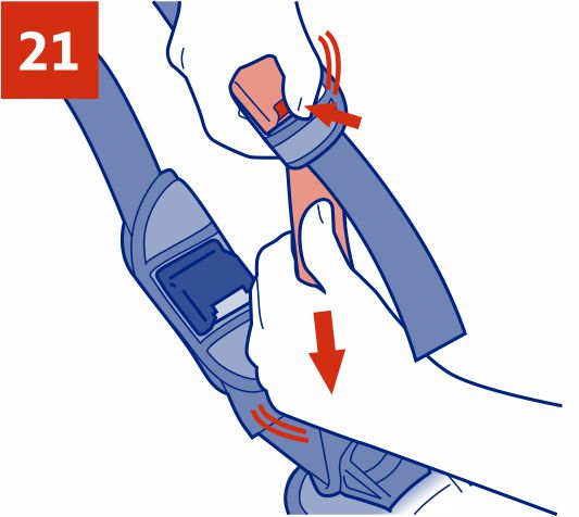 Инструкция к Nania Maxim Eco Регулировка ремней безопасности