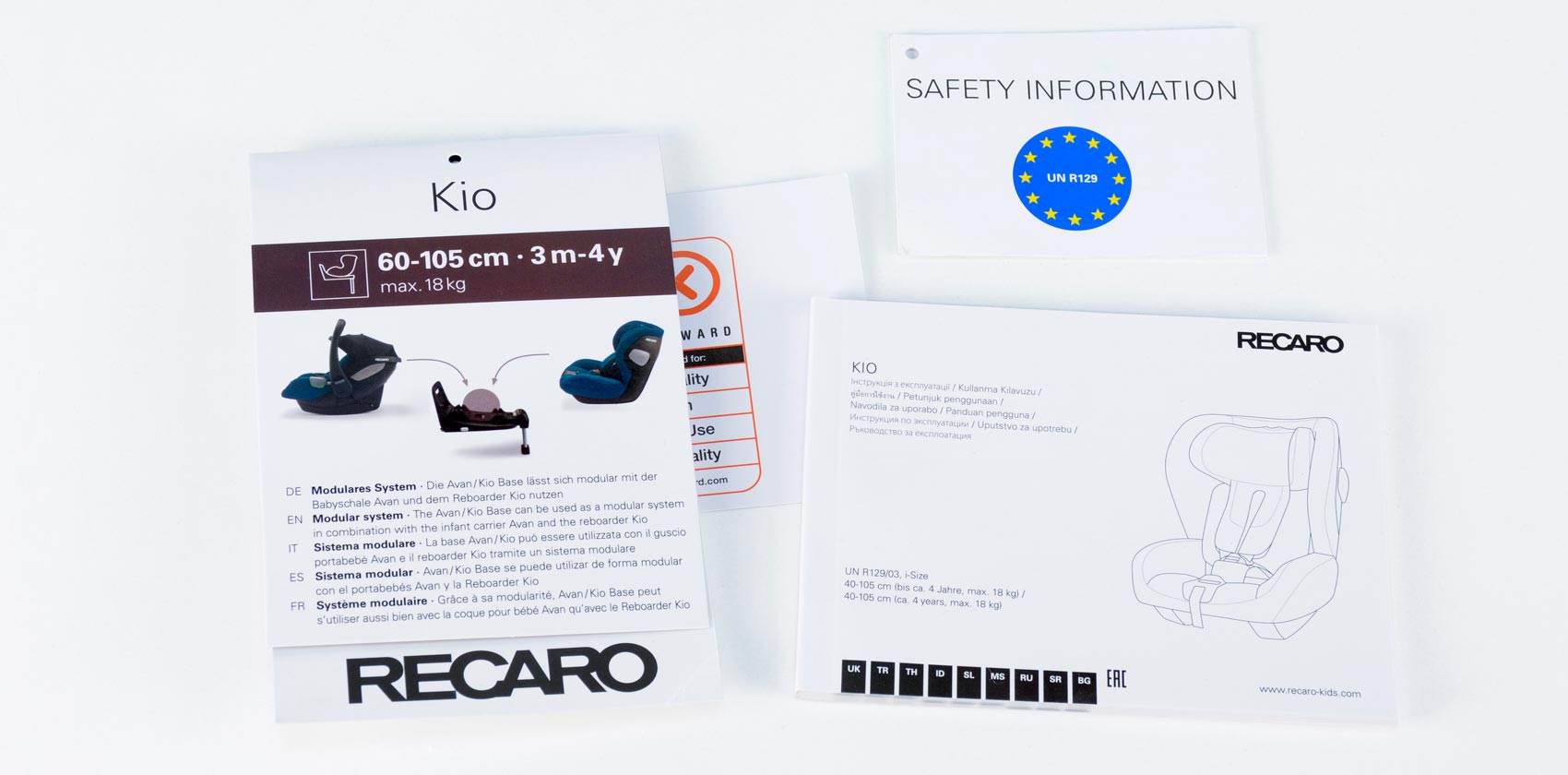 Recaro Kio инструкции