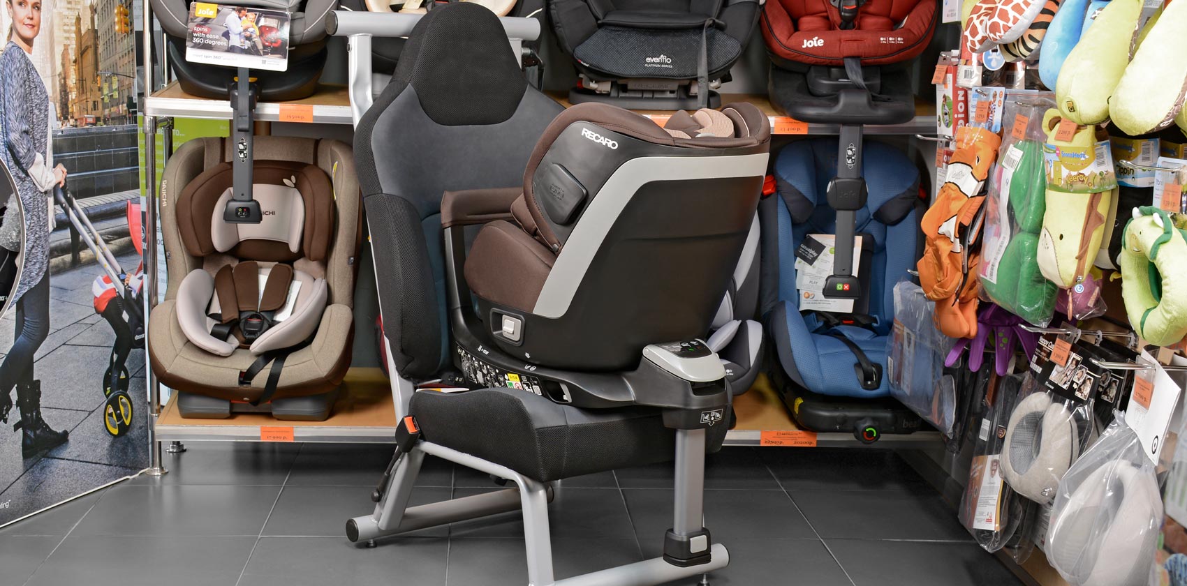 Recaro Zero.1 i-Size установка против хода движения