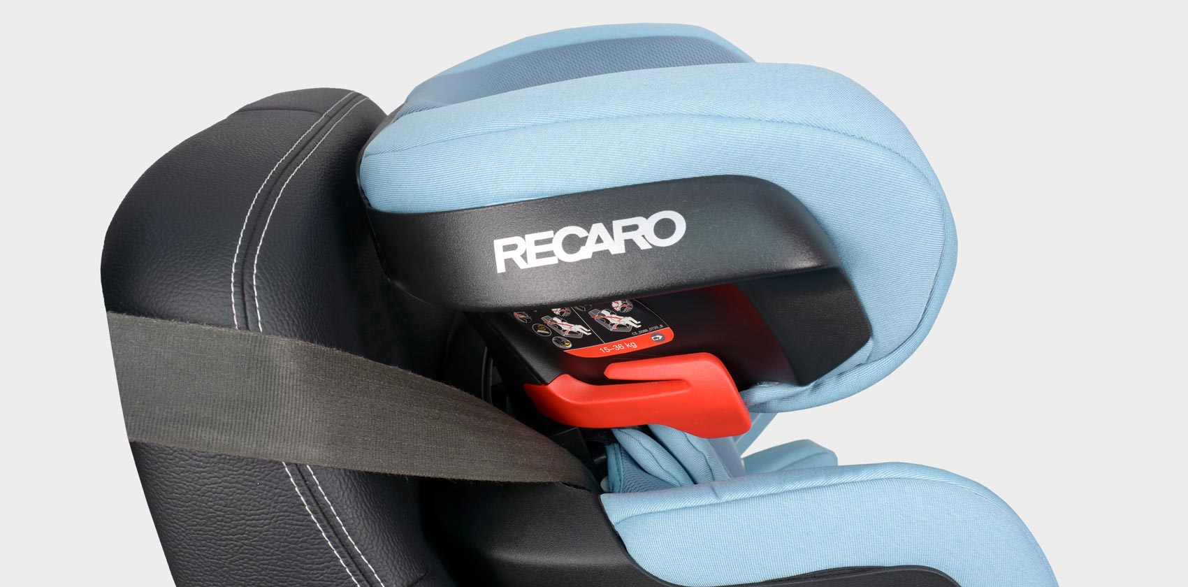 Recaro Tian Elite установка ремнём