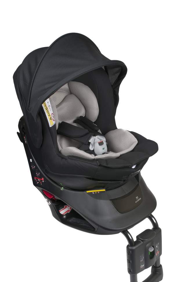 Автокресло CarMate Kurutto NT2 Premium Charcoal Black