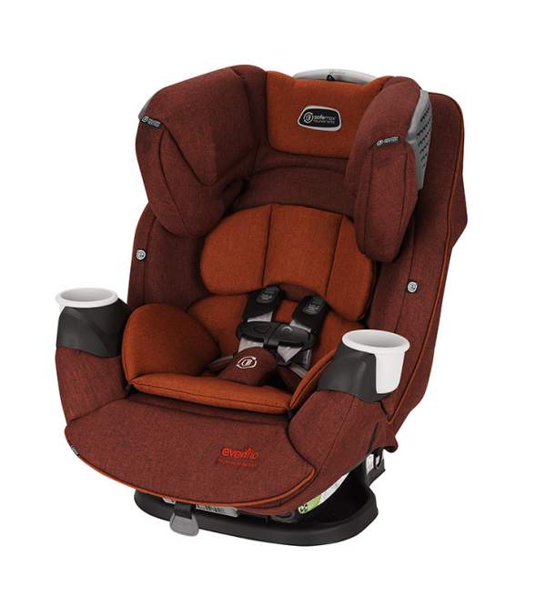 Автокресло Evenflo SafeMax Platinum Series Brown Red