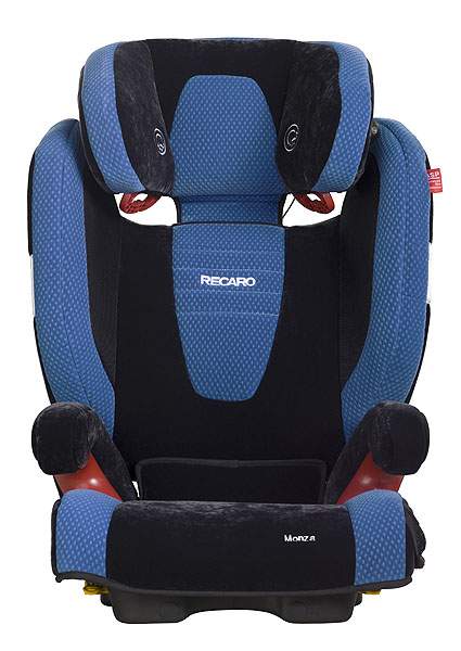 Автокресло Recaro Monza Seatfix Black/Saphir (микрофибра)