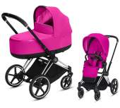 Cybex Priam III 2 в 1 Chrome Black / Fancy Pink