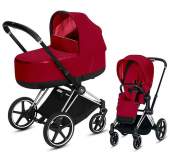 Cybex Priam III 2 в 1 Chrome Black / True Red