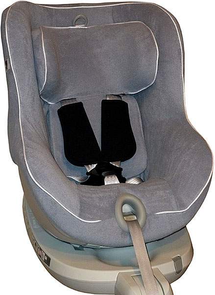 Летний чехол Lux Cover для Britax Romer Dualfix, Dualfix i-Size серый