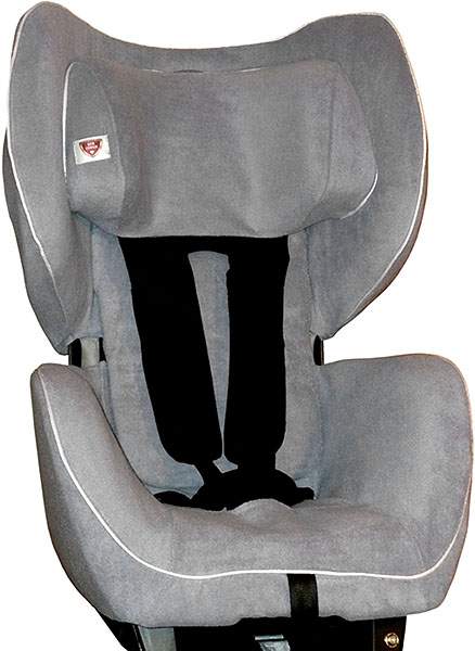 Летний чехол Lux Cover для Recaro Optia (Fix) серый